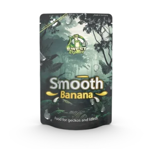 Sweet reptiles gekko voer banaan