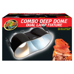 Zoo med large combo deep dome fixture