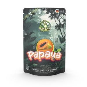 Sweet reptiles gekko voer papaya